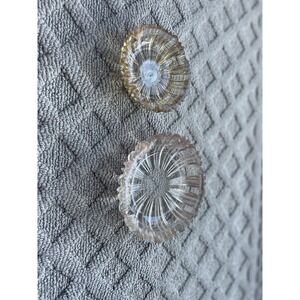 Vintage Amber& Peach Depression‎ Glass Ashtray Trinket Coin Candy Bowls